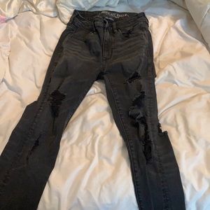 American eagle black skinny jeans